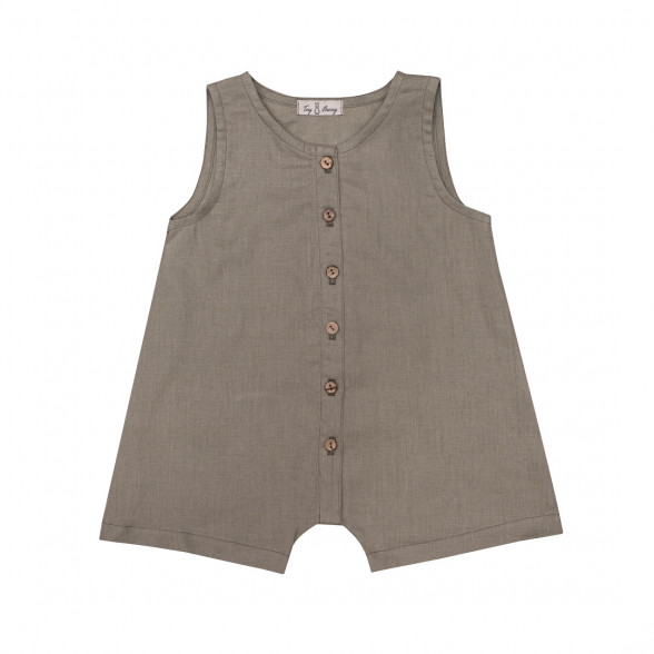 Lina romperis ar pogām - haki