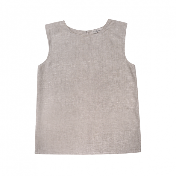 Sieviešu lina tops - natural