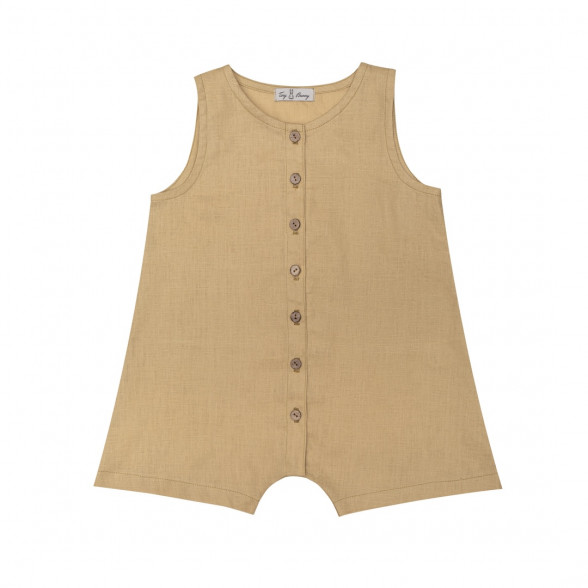 Lina romperis ar pogām - dzeltens